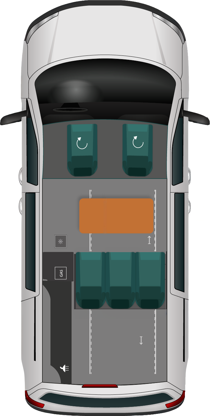 P09 Compact Edition - vedere de sus camping